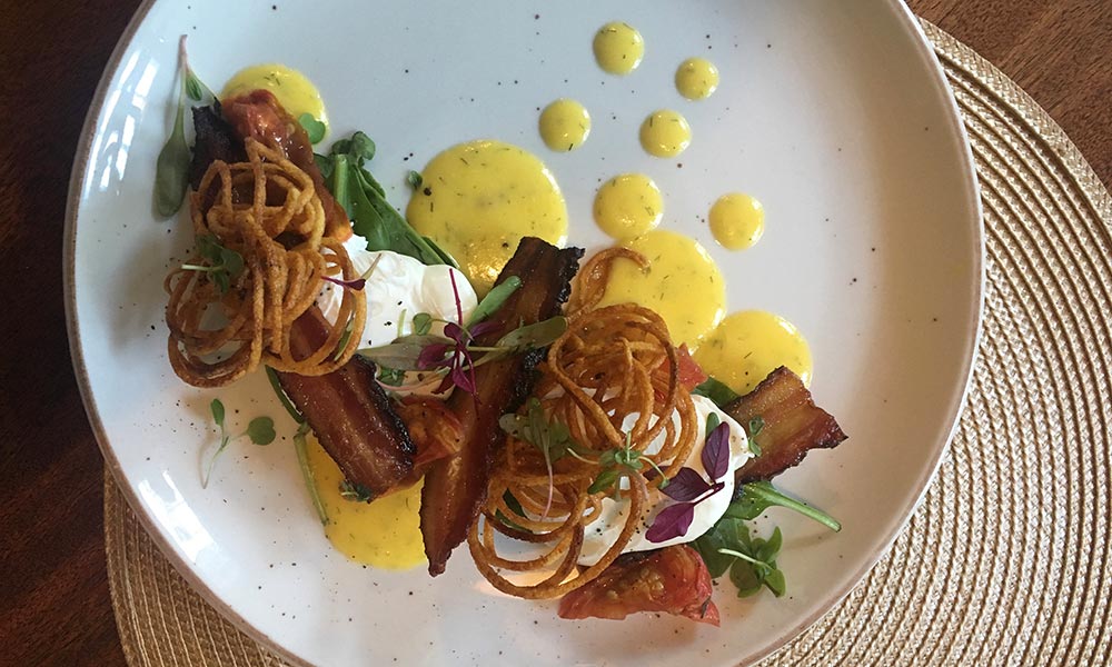 eggs benedict in Cape Town