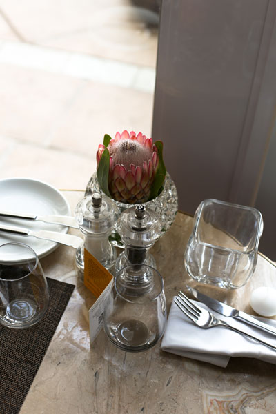 lunch at Camissa Brasserie