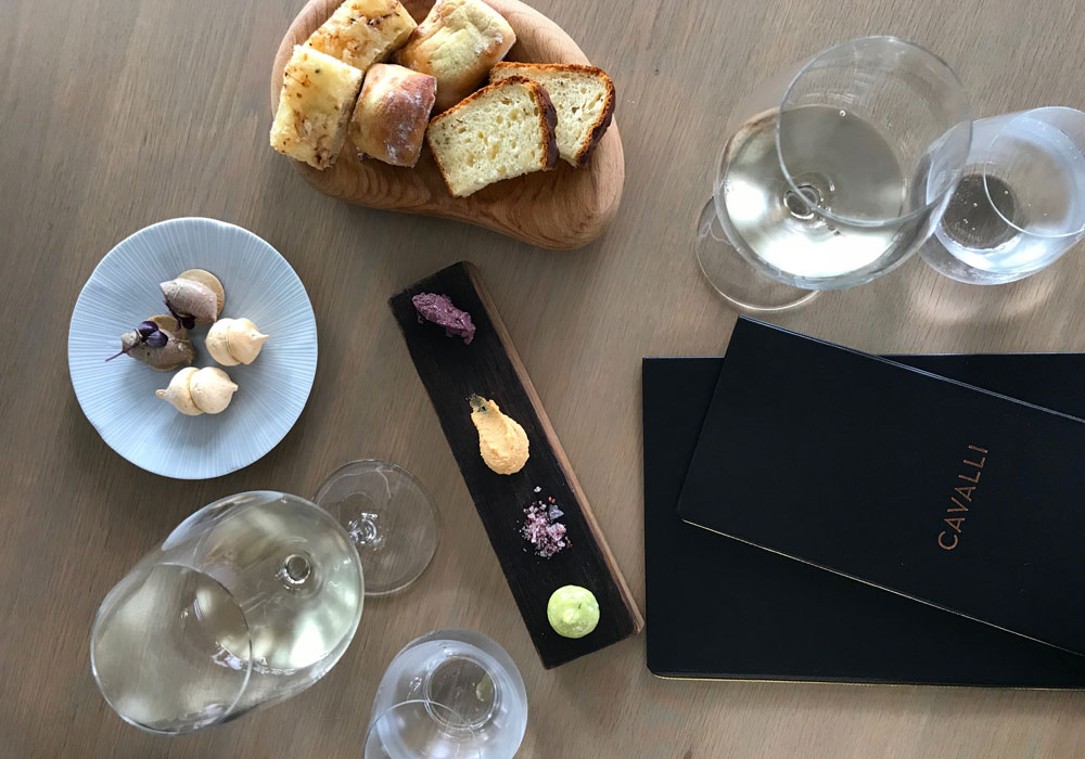 winter tasting menu at cavalli