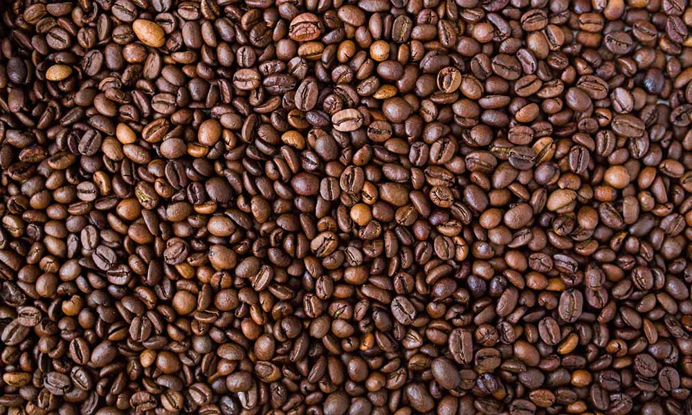 leftover coffee grounds