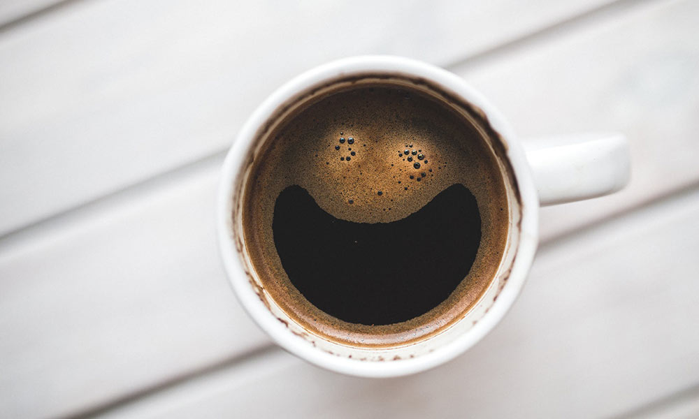 leftover coffee grounds