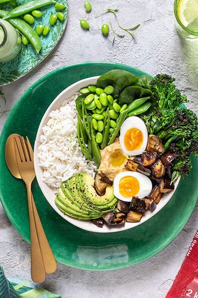 Green Veggie with Green Goddess Dressing