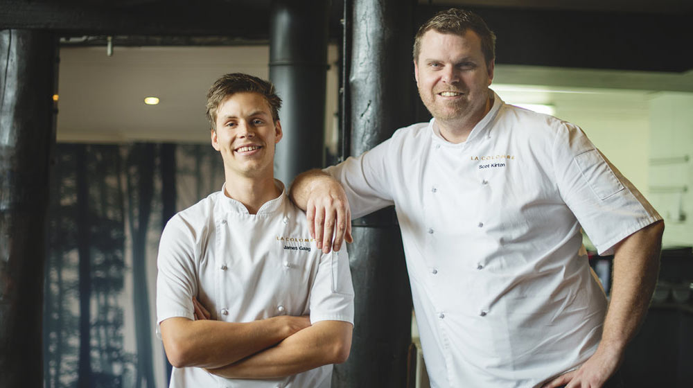 Scot Kirton and James Gaag - chefs of La Colombe, 12th Best Fine Dining Restaurant in the World according to TripAdvisor Travelers' Choice® 