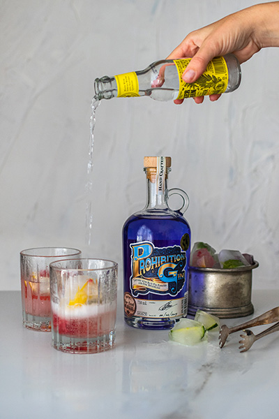 Prohibition Blue Gin 
