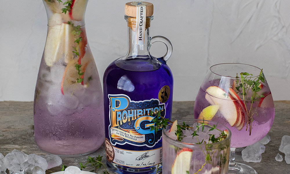 Prohibition Blue Gin 