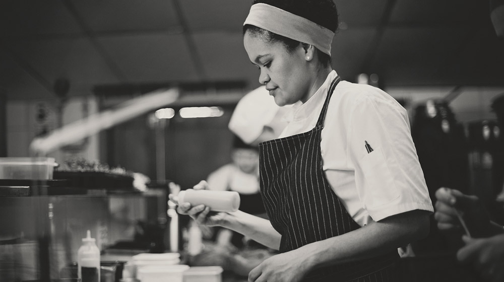 Epice head chef, Charné Sampson