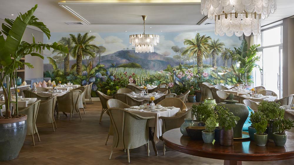 Belmond Mount Nelson lunch at oasis with summer bliss package