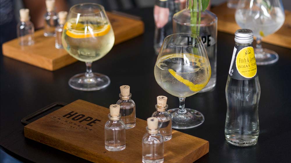 Hope's Immersive Tasting Room Gin tasting Hope's Immersive Tasting Room Gin tasting