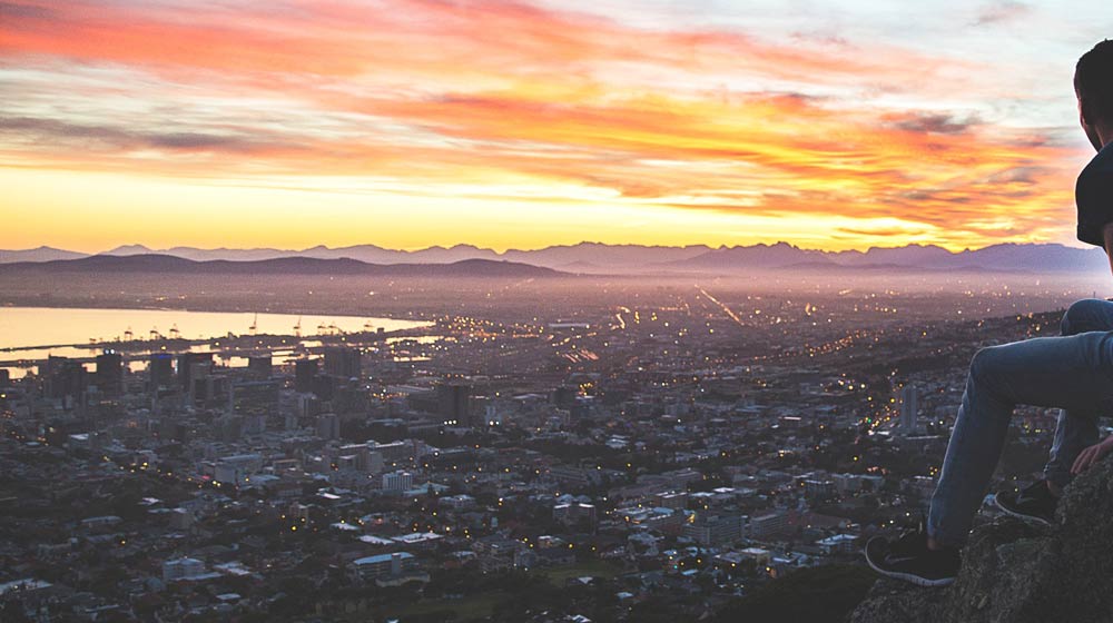 Cape Town Summer Signal Hill view
