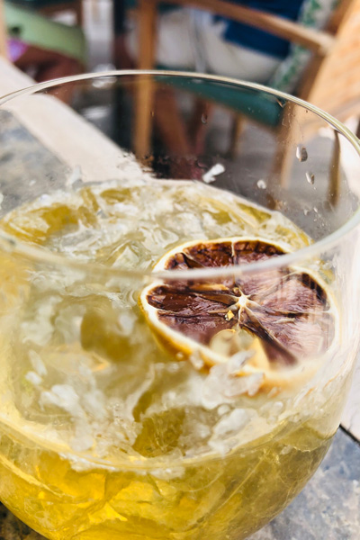 cocktails at Bambou Restaurant at The Four Seasons Mauritius