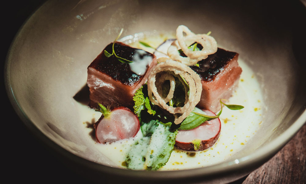 Dining at Foxcroft Pork Belly
