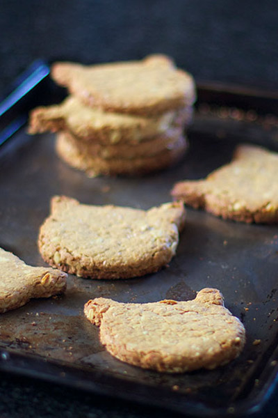 DIY peanut butter dog treats
