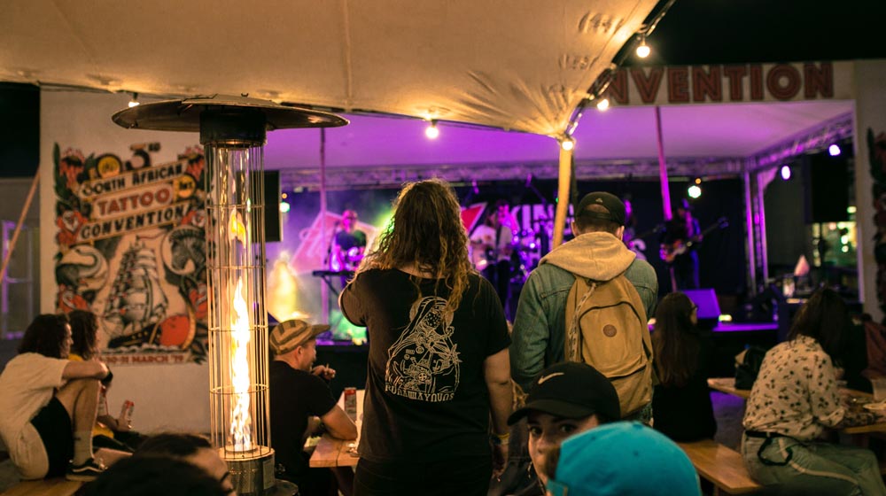 Live bands at the South African International Tattoo Convention
