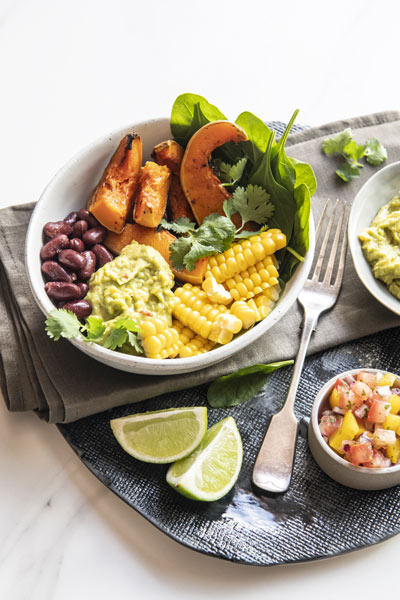 Mexican Salad with Guacamole