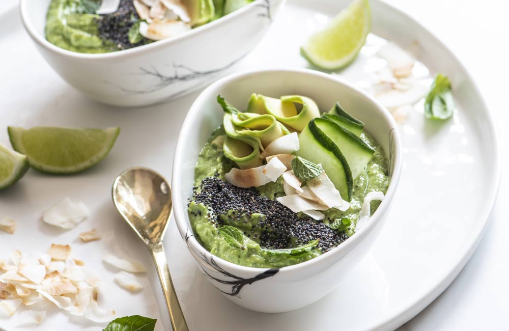 guacamole smoothie bowl