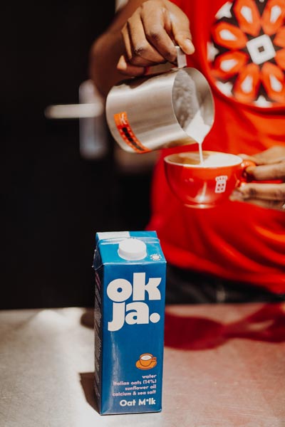 Okja Oat Milk at Vida