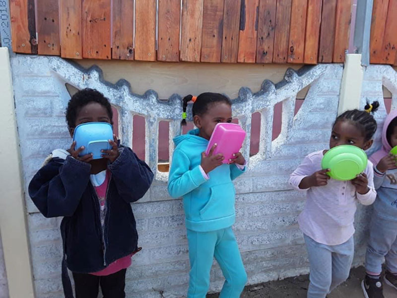 Children eating