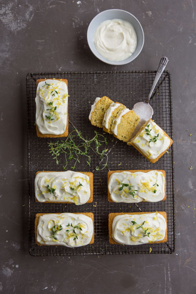 polenta cakes baking with Westfalia