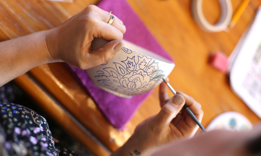 ceramic painting Kommetjie