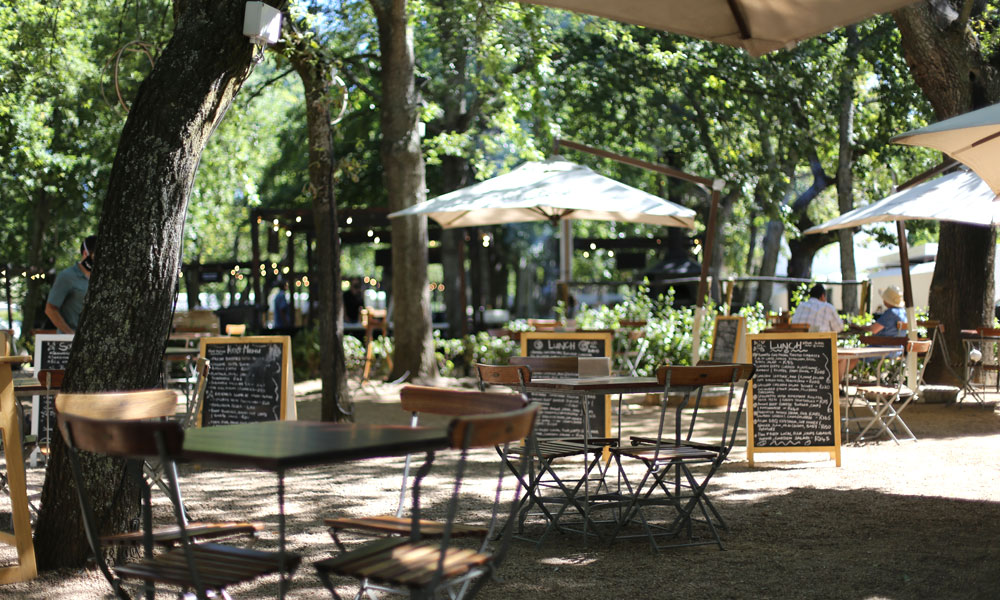 Dappled Light at the Farm Deli Boschendal