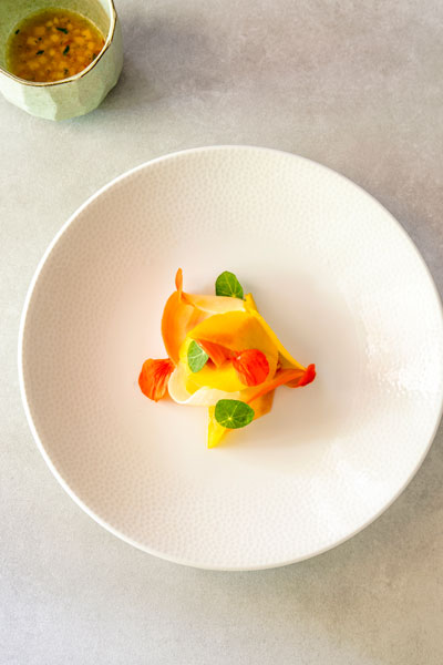 truffle filled burrata