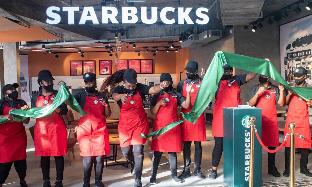 opening of Starbucks at V&A