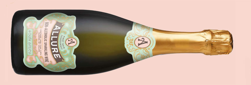 Allure Pinot Noir Chardonnay non-alcoholic sparkling wine