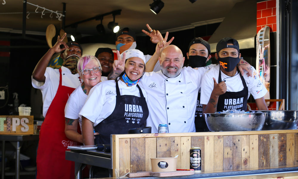 Urban Playground team Chef Peter Ayub