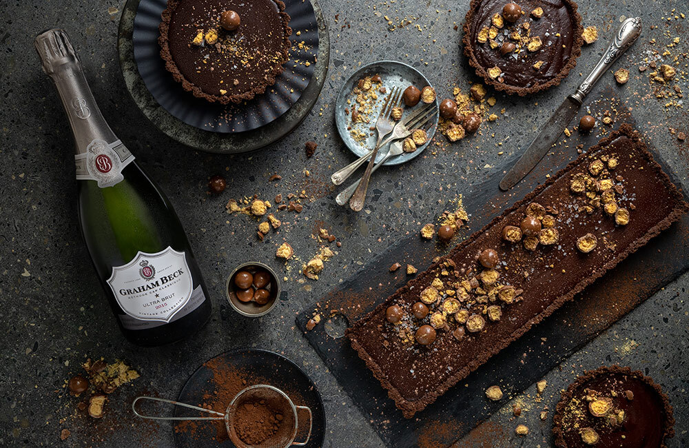 Smashed Malted puff tart