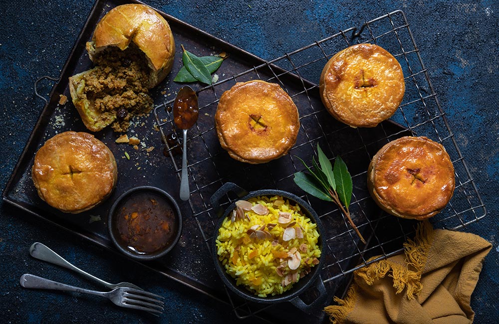 Pork Bobotie Pies