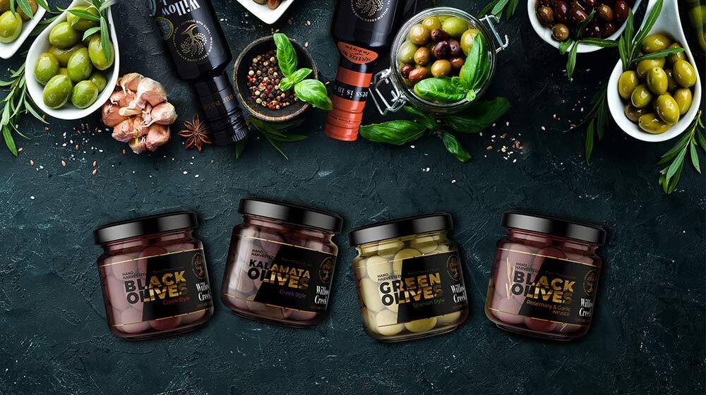 different types of olives