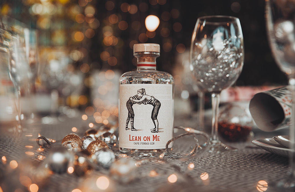 “Lean on Me” Glitter Gin