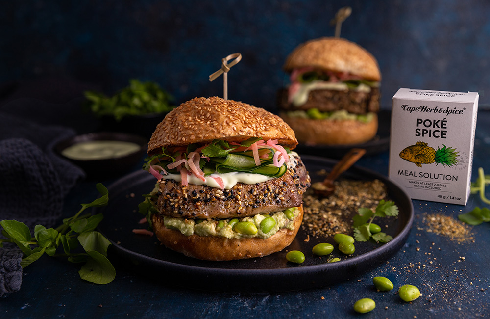 Tuna burger_Poke spice
