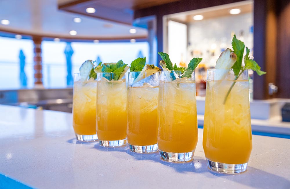 Pineapple Surplus Cocktail Norwegian Cruise Line