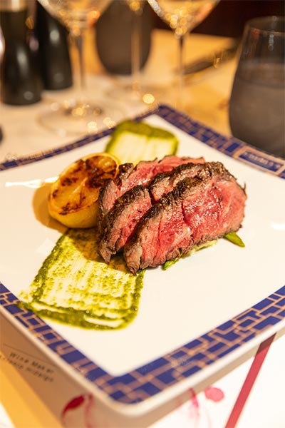 Dinner at Cagney's aboard Norwegian Cruise Lines Escape