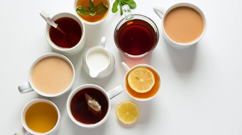 different types of tea
