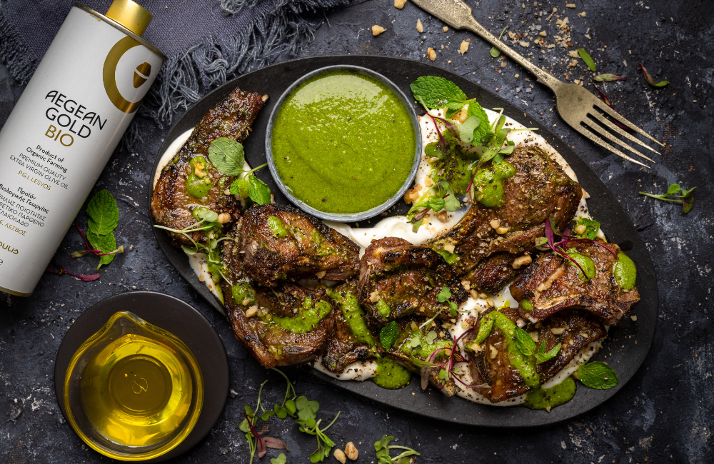 Basil Lamb Chops