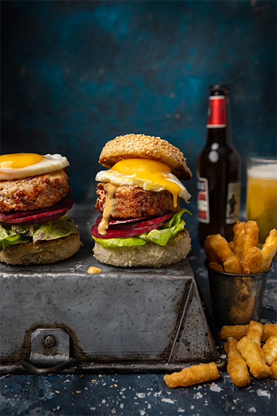 pork burger recipes