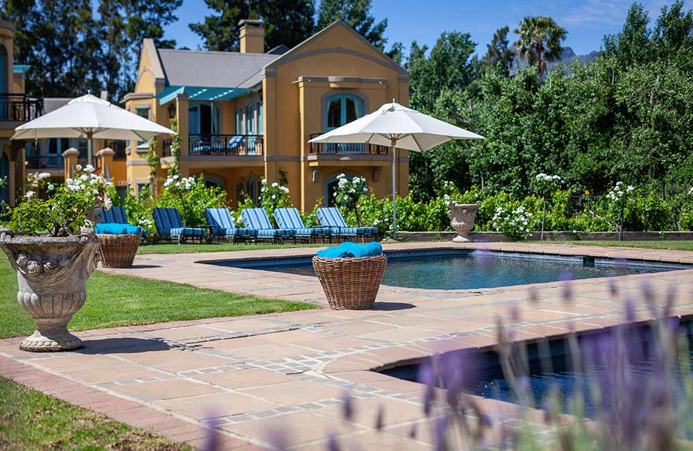 Franschhoek-Country-House Pool Area